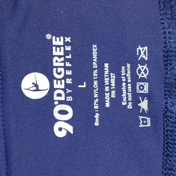 90 Degree by Reflex Navy Leggings - Picture 6 of 7